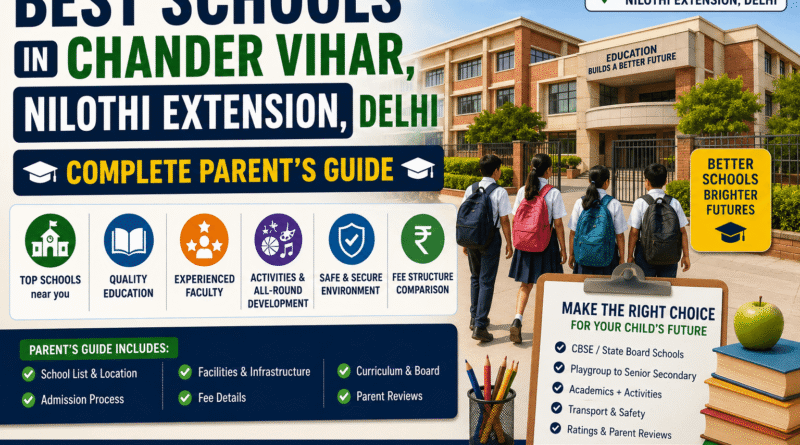 Best Schools in Chander Vihar, Nilothi Extension, Delhi – Complete Parent’s Guide