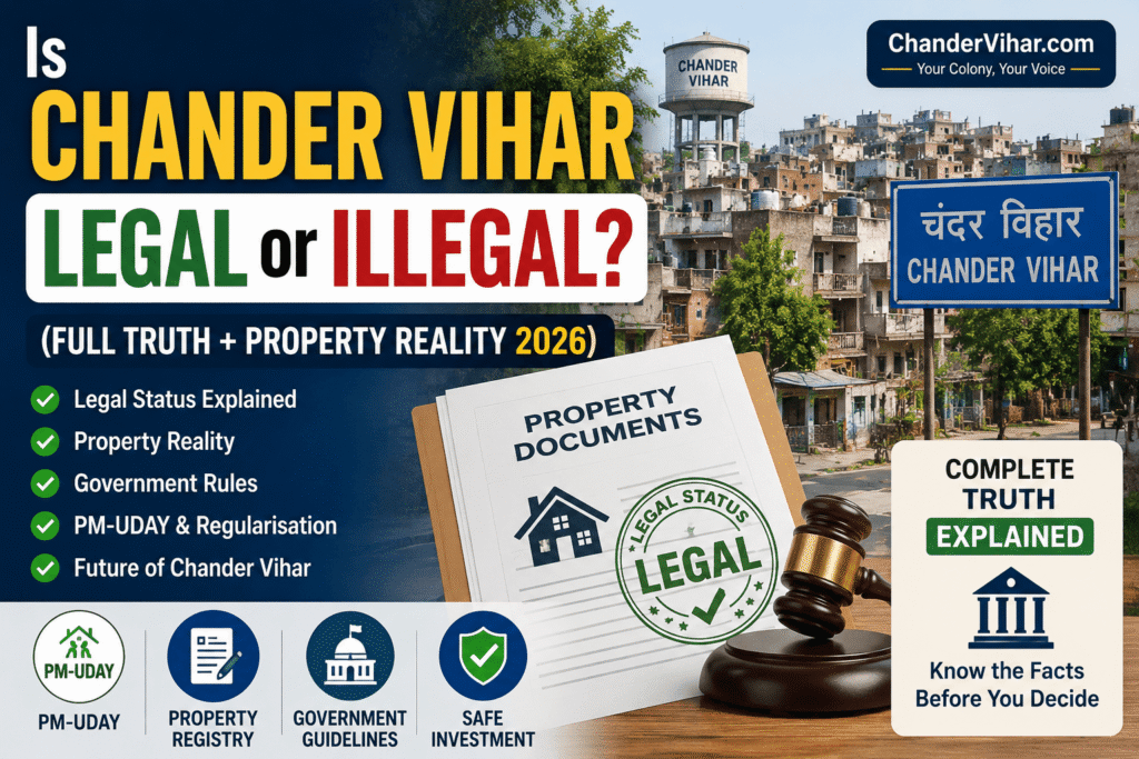 Is Chander Vihar Legal or Illegal