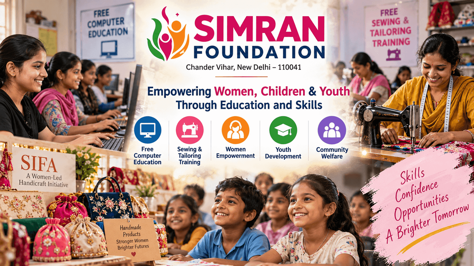 Simran Foundation Chander Vihar Delhi: Empowering Women Through Skills & Education
